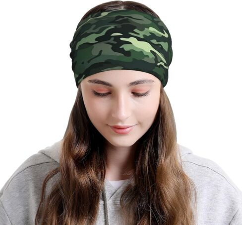 Camouflage Camo Multifunctional Slouchy Beanie Hat, Soft Stretch Skull Cap for Men & Women65 in Saudi Arabia