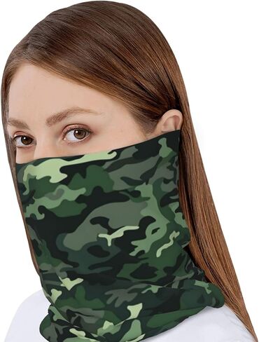 Camouflage Camo Multifunctional Slouchy Beanie Hat, Soft Stretch Skull Cap for Men & Women65 in Saudi Arabia