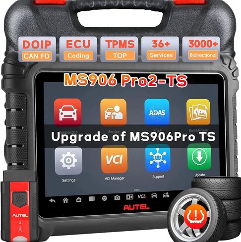 Autel MaxiSys MS906 Pro2-TS Scanner وظيفة TPMS كاملة 2.0 أعلى من MS906 PRO TS MK906 PRO-TS MP900TS MS906PRO MS906MAX OE-Level جميع تشخيصات الأنظمة والخدمات مثل MK906S PRO2-TS in Saudi Arabia