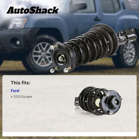 AutoShack Front Complete Strut & Coil Spring Right Replacement for 2013 Ford Escape 1-PC in Saudi Arabia