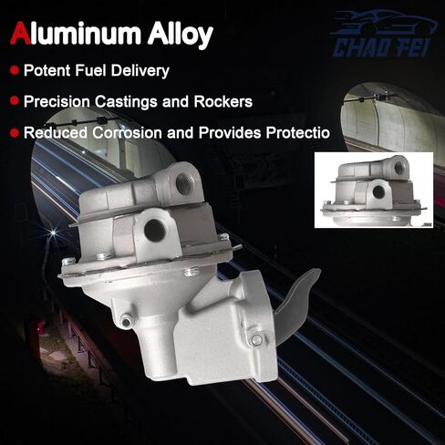 Mechanical Fuel Pump 861677T Compatible with Mercury Marine Mercruiser V8 454 7.4, V8 502 8.2 (Big Block) Spartshome Fuel Pump with Gaskets Replace 18-8860, 818383T in Kuwait