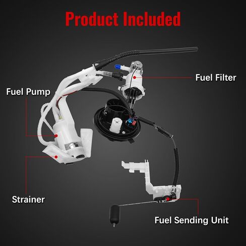 62908-08 Fuel Pump Assembly Fit for Harley-Davidson Road Glide Street Glide Electra Glide 2008-2022, Tri Glide 2009-2022, Ultra Limited 2018-2019 Replace 75069-08D 6290808 in Kuwait