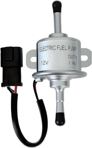 متوافق مع مضخة وقود الديزل الكهربائية Yanmar 12 فولت - مدخل/مخرج 8 مم، يناسب محركات 3TNV88 4TNV88 4TNV94 4TNV98، استبدل مضخة إمداد الوقود 129612-52100 129322-77401 in Kuwait