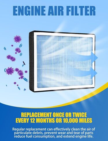 Engine and Cabin Air Filter Compatible with Kia Telluride 2025 2024 2023 2022 2021 2020 (3.8L) With Activated Carbon,Replaces 97133-J5000, 97133-3M000, WP10367, 28113-A9100 in Saudi Arabia