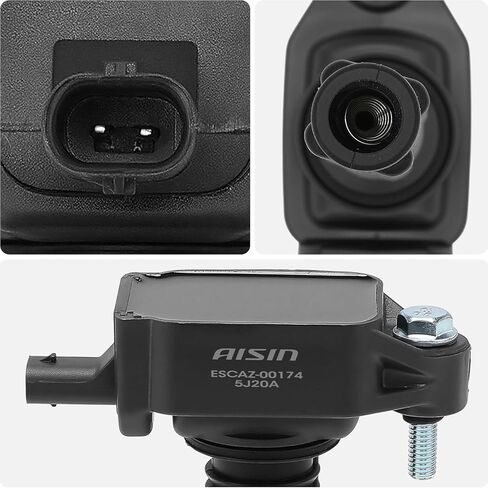 AISIN ESCAZ-00174 حزمة من 6 ملفات إشعال - متوافقة مع جيب جراند شيروكي كرايسلر 200 11-17، شيروكي 14-22، رانجلر 12-17، دودج تشارجر 11-23، دورانجو 11-15 - 6 سيل in Saudi Arabia