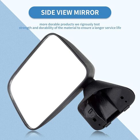 ECCPP Fit for 1987 1988 1989 1990 1991 1992 1993 1994 1995 for Toyota Pickup Left Side Mirror Manual Fold Non-Heated in Saudi Arabia