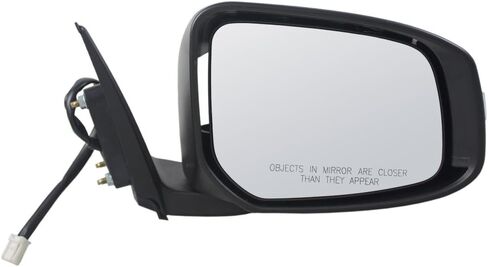 Brock Replacement Passengers Power Side View Mirror Heated w/Signal Compatible with 15-17 Lancer 7632C352WB in Kuwait