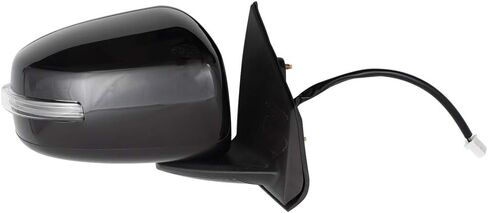 Brock Replacement Passengers Power Side View Mirror Heated w/Signal Compatible with 15-17 Lancer 7632C352WB in Kuwait