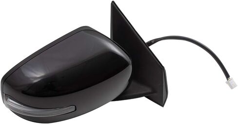 Brock Replacement Passengers Power Side View Mirror Heated w/Signal Compatible with 15-17 Lancer 7632C352WB in Kuwait