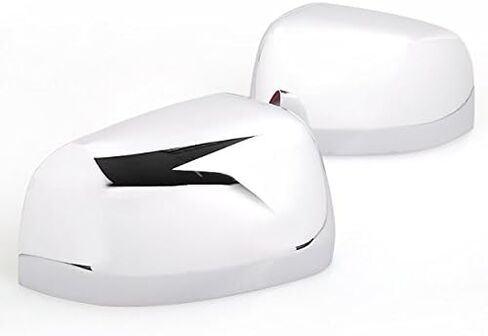 Chrome Side Door RearView Mirror Cover Trim Fit for 2011-2016 Jeep Grand Cherokee Dodge Durango in Kuwait