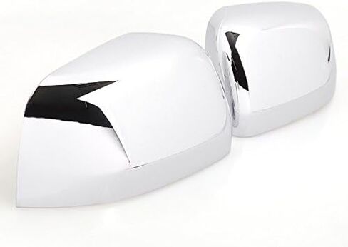 Chrome Side Door RearView Mirror Cover Trim Fit for 2011-2016 Jeep Grand Cherokee Dodge Durango in Kuwait