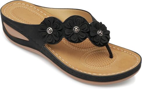 FUDYNMALC Sandals for Women Wedge Shoes: Summer Womens Platform Flip Flops Comfortable Casual Dressy Wedges Sandal in Kuwait