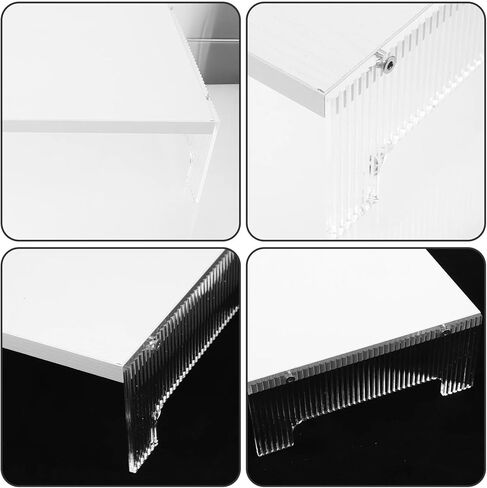 Computer heightened shelf display storage stand desk for screen lift lift stand wooden office stand in Saudi Arabia