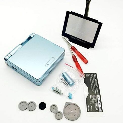Replacement Housing Shell Pack Compatible with Gameboy Advance SP, GBA SP Full Housing Shell (Light Blue) in Kuwait