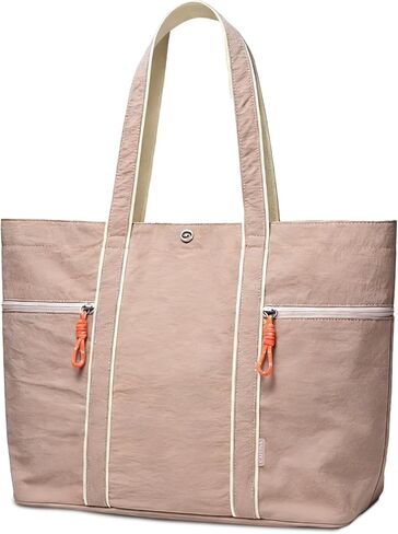 حقيبة كبيرة للنساء من النايلون، حقائب كتف للنساء، حقائب كتف خفيفة الوزن، حقيبة رياضية للسفر، اليوغا، العمل، الرقص in Kuwait