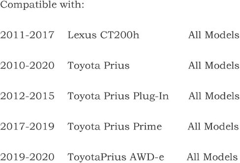 SIPAUTEC-8pcs Ceramic Brake Pads Replacement for (2010-2020 Toyota Prius), (2017 2018 2019 Toyota Prius Prime),(for 2012 2013 2014 2015 Toyota Prius Plug-In) in Kuwait