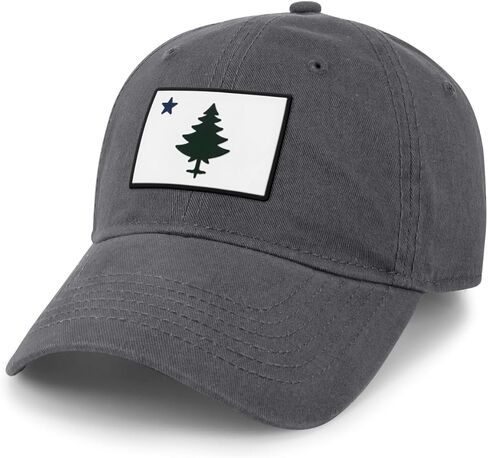 Vintage Maine Flag PVC Dad Hat in Saudi Arabia