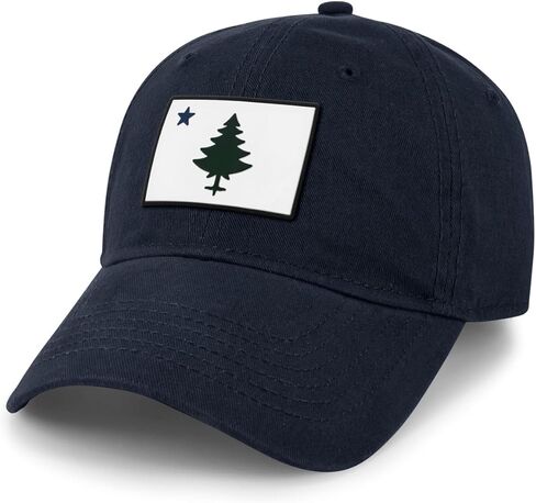 Vintage Maine Flag PVC Dad Hat in Saudi Arabia