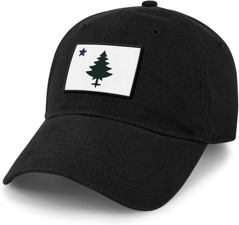 Vintage Maine Flag PVC Dad Hat in Saudi Arabia