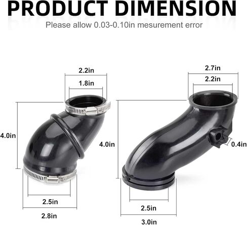 Air Box Dust boot & Air Cleaner Joint for Yamaha Wolverine YFM350 1999-2005 1UY-14437-02-00 4KB-14453-00-00 in Saudi Arabia
