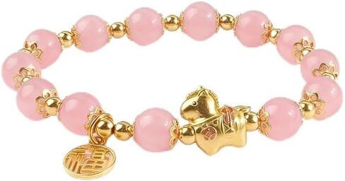 XAM الملونة 2026 السنة الجديدة الحصان مطرز سوار للنساء Qute اليدوية الصينية زودياك الحصان الحيوان حسن الحظ حبل سوار الصينية هدايا السنة الجديدة مجوهرات in Kuwait