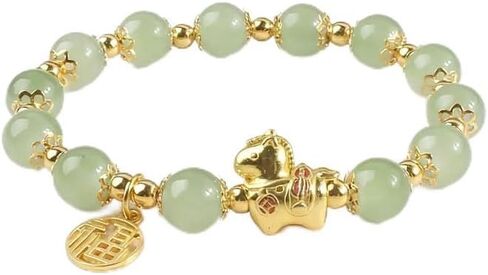 XAM Colorful 2026 New Year Horse Beaded Bracelet for Women Qute Handmade Chinese Zodiac Horse Animal Good Luck Rope Bracelet Chinese New Year Gifts Jewelry in Saudi Arabia