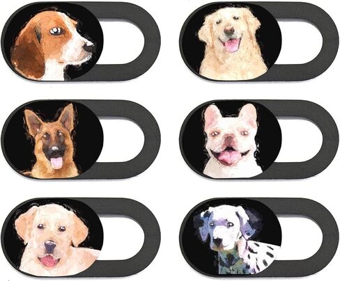 Mizi Metal Webcam Privacy Cover Slide [3 Pack], Camera Blocker Sticker, Protect Your Privacy and Security for Computer, Laptop, Tablets & Phones - Black in Kuwait