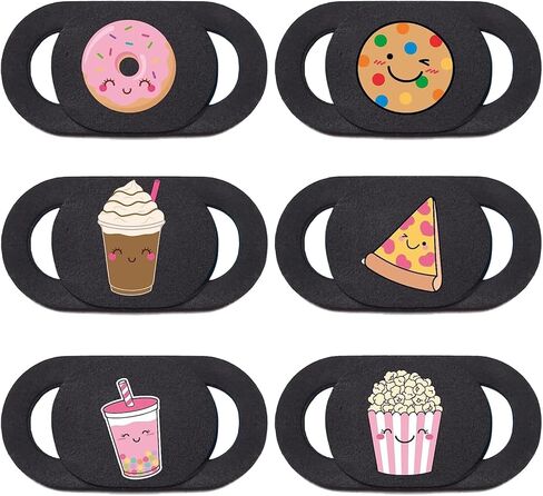 Mizi Metal Webcam Privacy Cover Slide [3 Pack], Camera Blocker Sticker, Protect Your Privacy and Security for Computer, Laptop, Tablets & Phones - Black in Kuwait