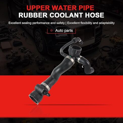 17127580955 Car Radiator Coolant Hose Expansion Tank Connection Upper Hose Replace# 17127580955 V203325 0840170 P226394 TM7133 707133 053301 0011025649 in Saudi Arabia