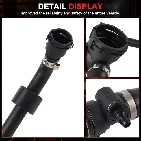 17127580955 Car Radiator Coolant Hose Expansion Tank Connection Upper Hose Replace# 17127580955 V203325 0840170 P226394 TM7133 707133 053301 0011025649 in Saudi Arabia
