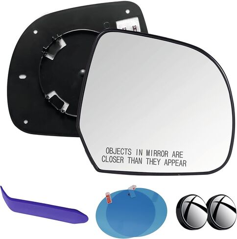 EAP Passenger Side Mirror Glass Compatible with Nissan Micra 2015-2019, Versa 2012-2015, LEAF 2013-2017, Versa Note 2014, Heated, 963651HK5A 963653AN0B in Saudi Arabia