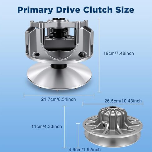 Primary & Secondary Clutch Kit for 2019-2020 Polaris Ranger 1000 XP Crew Cab, for 2018-2020 Polaris Ranger 1000 XP Single Cab, Replaces 132450 132451 1323654 1323397 in Kuwait