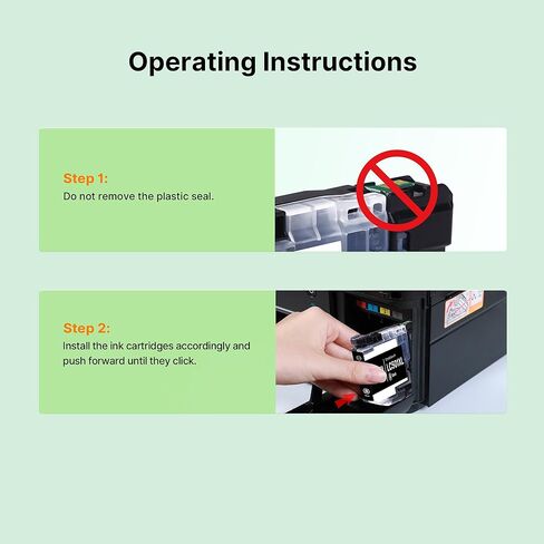 Wiseta LC501 Ink Cartridges Replacement for Brother LC501 XL Ink Cartridges High Yield MFC-J1360DW Ink Cartridge for Brother Work Smart MFC-J1360DW MFC-J1410DW MFC-J1260W, 4 Pack in Kuwait