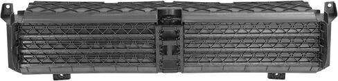 HECASA Front Active Radiator Shutter Grille Assembly Compatible with 2019-2023 Jeep Cherokee Replacement for 68412008AC Plastic Black W/O Controller in Saudi Arabia