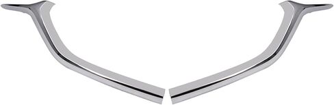 2PCS Grille Molding Compatible with CX-5 2017-2021 KB8A-50-7J1A KB8A-50-7K1B Front Bumper Lower Grill Molding Left and Right Side ABS Chrome in Kuwait