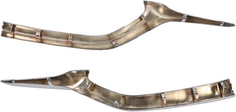 2PCS Grille Molding Compatible with CX-5 2017-2021 KB8A-50-7J1A KB8A-50-7K1B Front Bumper Lower Grill Molding Left and Right Side ABS Chrome in Kuwait