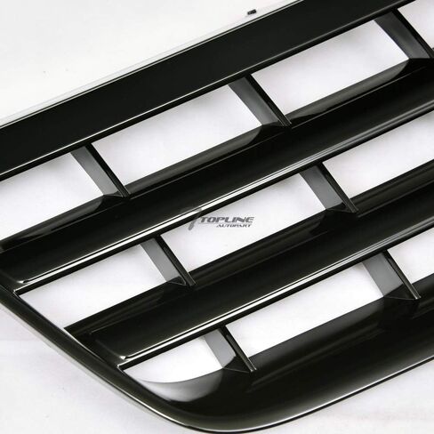 7422447113175 Compatible With 2003-2007 VW Touareg Glossy Black Horizontal Front Bumper Grill Grille in Kuwait