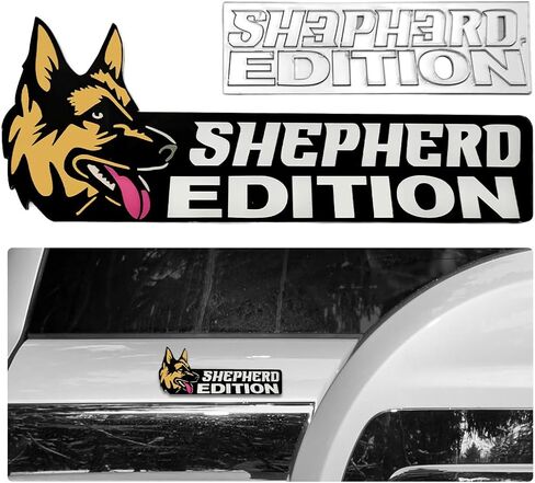 Dog Edition Car Badges Laser Cutting Cars Vehicle Emblem, 3D Funny Dog Edition Car Badges Decals Bumper Stickers, Cute Animal Decor Vehicle Exterior Emblems Badge (Labrador) in Kuwait