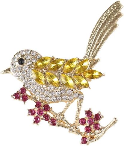 Brooch Pins for Women Bird Sweater Shawl Clips Safety Pins Dress Shirt Clothes Clips Gold Silver Plated Jewelry Accessories in Saudi Arabia