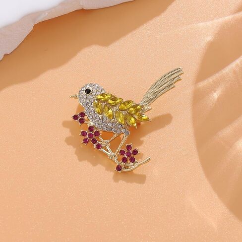Brooch Pins for Women Bird Sweater Shawl Clips Safety Pins Dress Shirt Clothes Clips Gold Silver Plated Jewelry Accessories in Saudi Arabia