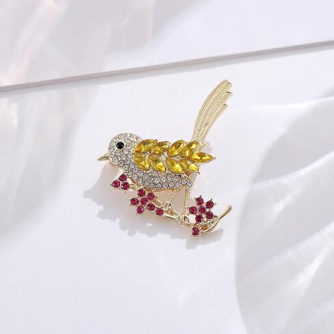 Brooch Pins for Women Bird Sweater Shawl Clips Safety Pins Dress Shirt Clothes Clips Gold Silver Plated Jewelry Accessories in Saudi Arabia