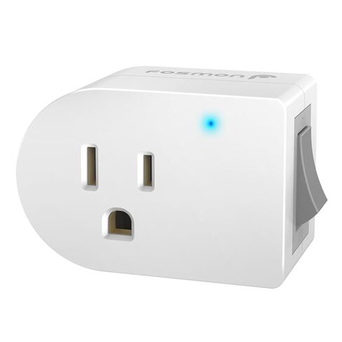 Fosmon Grounded Outlet Switch, ON/Off Switch (3 Pack), 3 Prong Plug in Electrical Switch, 245J Single Port Electric Switch Adapter Surge Protector, Power Switch Outlet Extender, White, ETL Listed in Kuwait