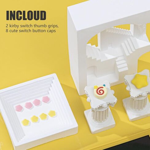 مقابض إبهام لطيفة لجهاز Nintendo Switch، وأغطية أزرار Switch OLED وملصقات Switch OLED Dpad in Kuwait