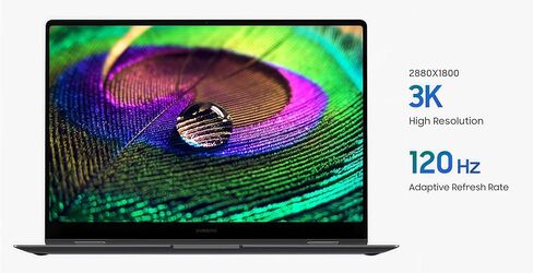سامسونج جالاكسي Book3 360 2 في 1 13.3 بوصة كمبيوتر محمول يعمل باللمس، FHD AMOLED، EVO i7-1360P، Wi-Fi 6E، كاميرا ويب، لوحة مفاتيح بإضاءة خلفية، Windows 11 Home، مع قلم (16 جيجابايت رام | 2 تيرابايت SSD) in Saudi Arabia