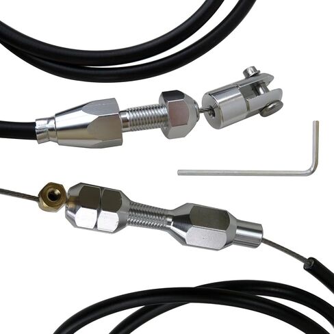 36" Black Housing 48" Stainless Cable Replacement Suitable for Chevy LS LS1 4.8L 5.3L 5.7L 6.0L Engines in Kuwait