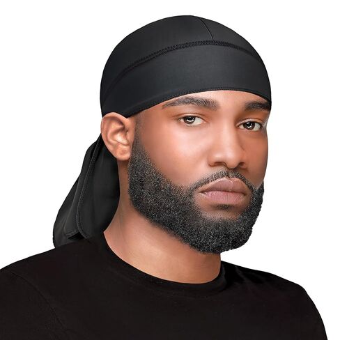 WavEnforcer 106 Snug Fit Do-Rag, Black in Kuwait