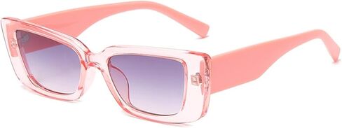 GAOXIN Summer Square Small Frame Men and Women Sunglasses Outdoor Vacation Sunshade (Color : D, Size : Medium) in Kuwait