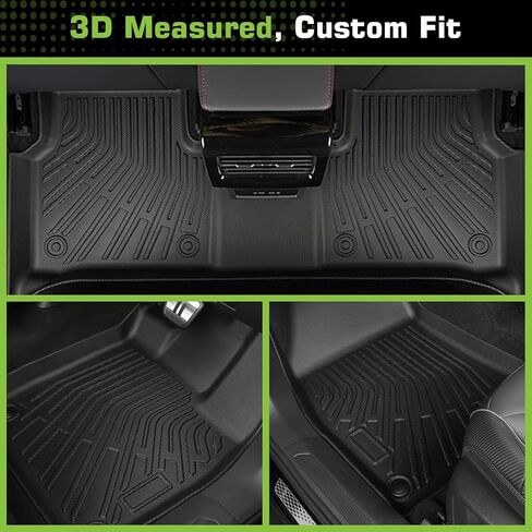 Floor Mats for Lincoln Aviator 2020-2025 2026 6 Passenger (Not Fit for 7-Passenger), TPE Waterproof Non-Slip All Weather Protection Custom in Kuwait