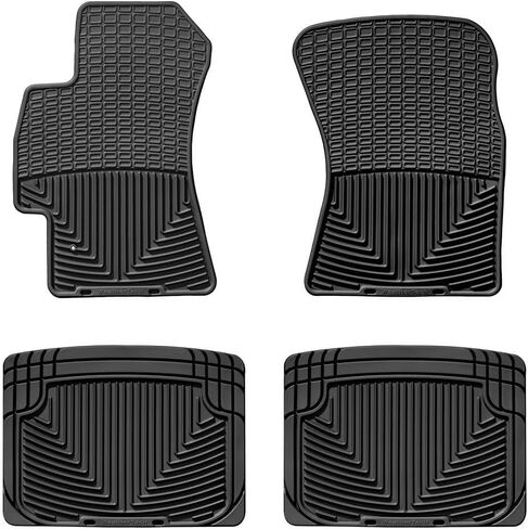 سجادات أرضية WeatherTech مناسبة لجميع الأحوال الجوية لسيارة Subaru Baja، Outback، SVX - الصف الأول والثاني (W52-W20)، أسود in Saudi Arabia