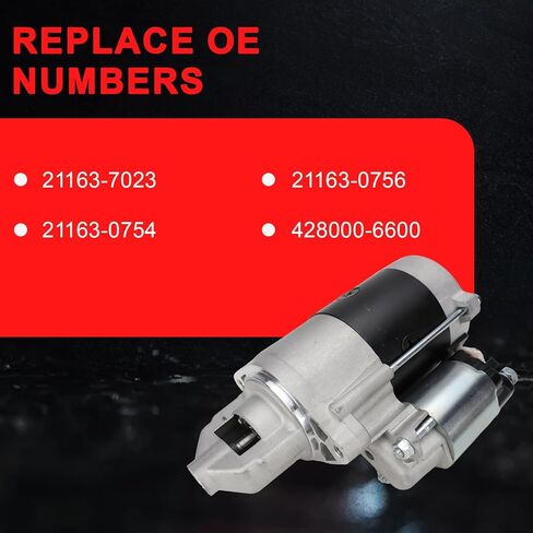 New Starter Motor Compatible With KAWASAKI FX730V FX691V FX651V FX600V FX541V FX481V JOHN DEERE Mowers - Professional 636M 647A 648M 648R 652B 652M 652R 661R 652R 661R EFI in Kuwait